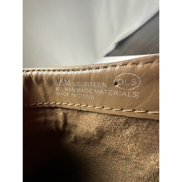 A2 By Aerosoles Tan Leather Slip On Mule Clogs Women's SIZE 8.5 - Picture 7 of 7